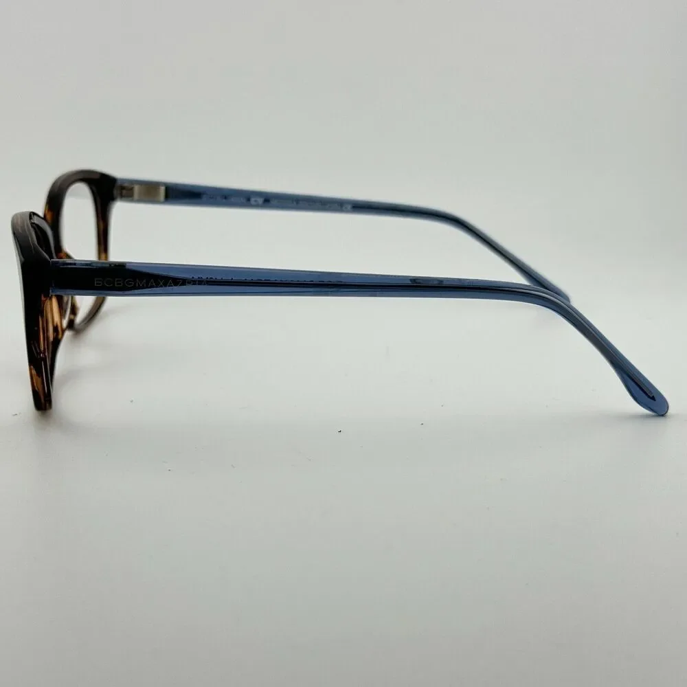 BCBGMAXAZRIA MERISSA Brown Horn‎ EYEGLASSES FRAME 53-16-140mm H13383